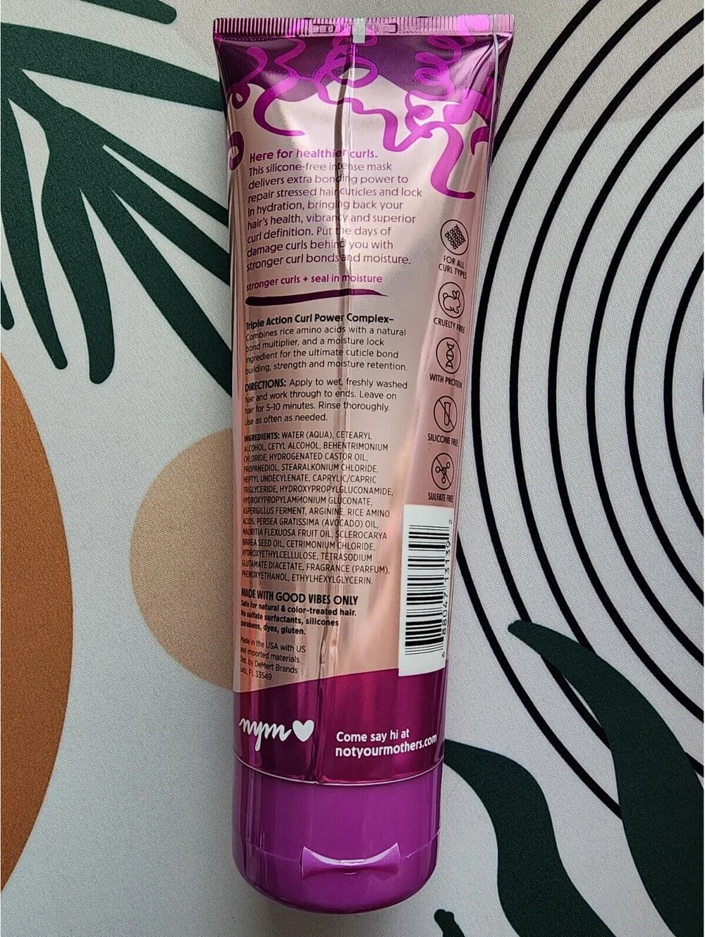 Not Your Mother's Bond Building Curl Talk Mask for Stronger Curls 8 fl oz